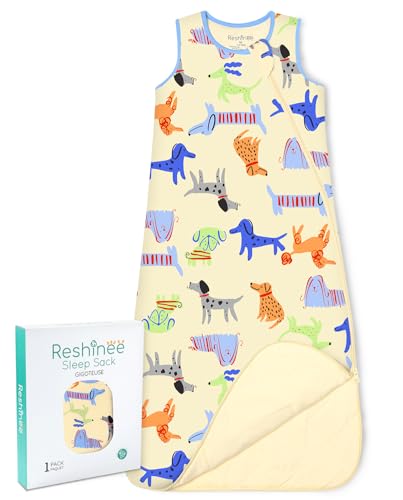 Image of babee Reshinee Bamboo Viscose Sleep Sack for Babies and Toddlers 1.0 Tog Wearable Blanket 2-Way Zipper Baby Shower Gifts