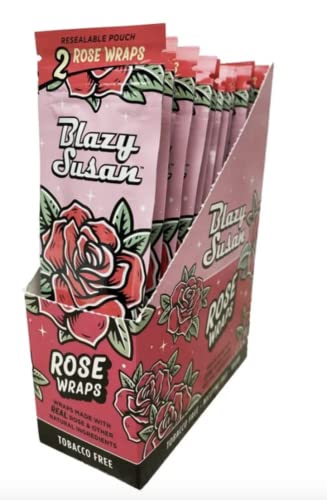 Blazy Susan Rose Wraps 25pk - 2 Per Pack Pink