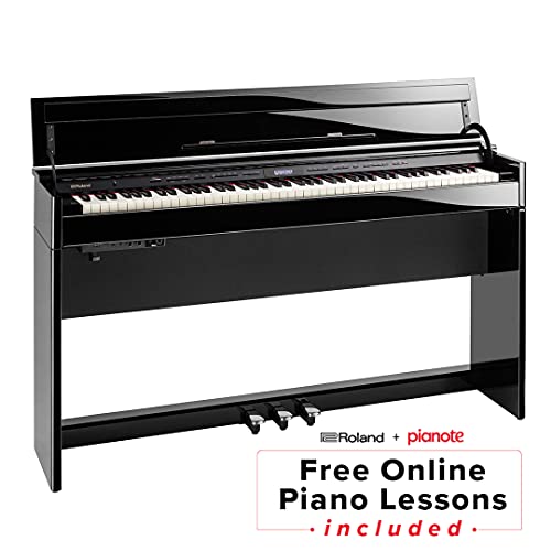 Roland Dp-603 88-Key Digital Piano With Authentic Grand Piano Touch And Bluetooth, Polished Ebony #TOP1
