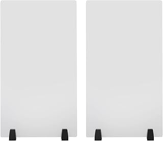 2PCS Dual Frosted Plexiglass, 30'' x 18'' Dual Frosted Acrylic Sheet wit...