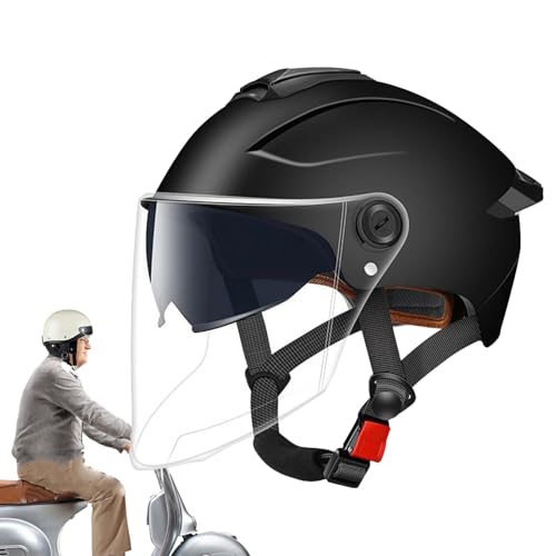 Casque de moto léger à double visière respirante pour la course