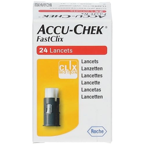 ACCU-CHEK® FastClix 24 Lancette di 0,3 mm di diametro (misura 30G) per un controllo glicemico ottimale.