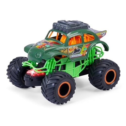 Dickie Toys - Dune Bug Monstertruck ab 3 Jahre (18 cm) - VW Käfer als Monster-Truck mit coolem Licht & Sound, Spielzeug-Auto für Kinder mit Friktion und Gummireifen, inkl. Batterien