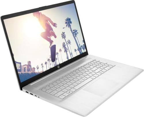 Image of HP 17 Laptop, 17.3 inch HD+ Non-Touch Display, i7-1335U, 64GB RAM, 1TB PCIe SSD, Wi-Fi 6 & Bluetooth 5.4, Numeric Keyboard, Windows 11 Home, Silver