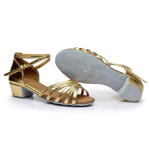 Mules à talons pour femmes en cuir or : design d'exception - 7
