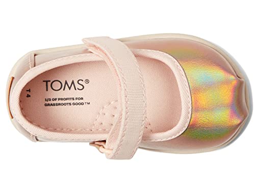 Toms Girls Mary Jane Flat, Rose Gold Metallic, 7 Toddler #TOP1