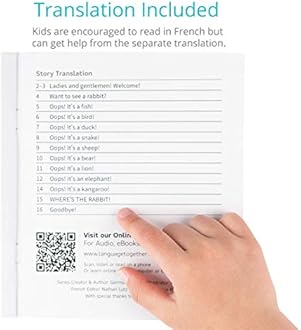 French for Kids: 10 First Reader Books with Online Audio and 100 Vocabulary Words (Beginning to Learn French) Set 1 by Language Together