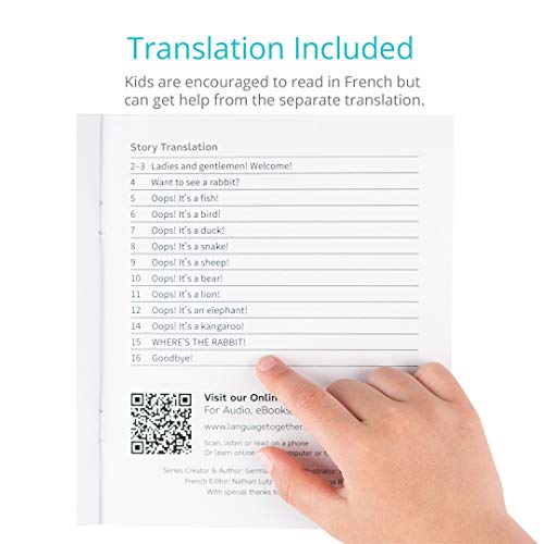 French for Kids: 10 First Reader Books with Online Audio and 100 Vocabulary Words (Beginning to Learn French) Set 1 by Language Together