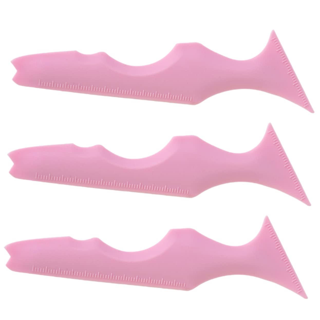 Healeved 15pièces Pochoirs Réutilisables Silicone Pour Eyeliner Et Maquillage Outils Aide à Application De Maquillage Pour Yeux Et Sourcils