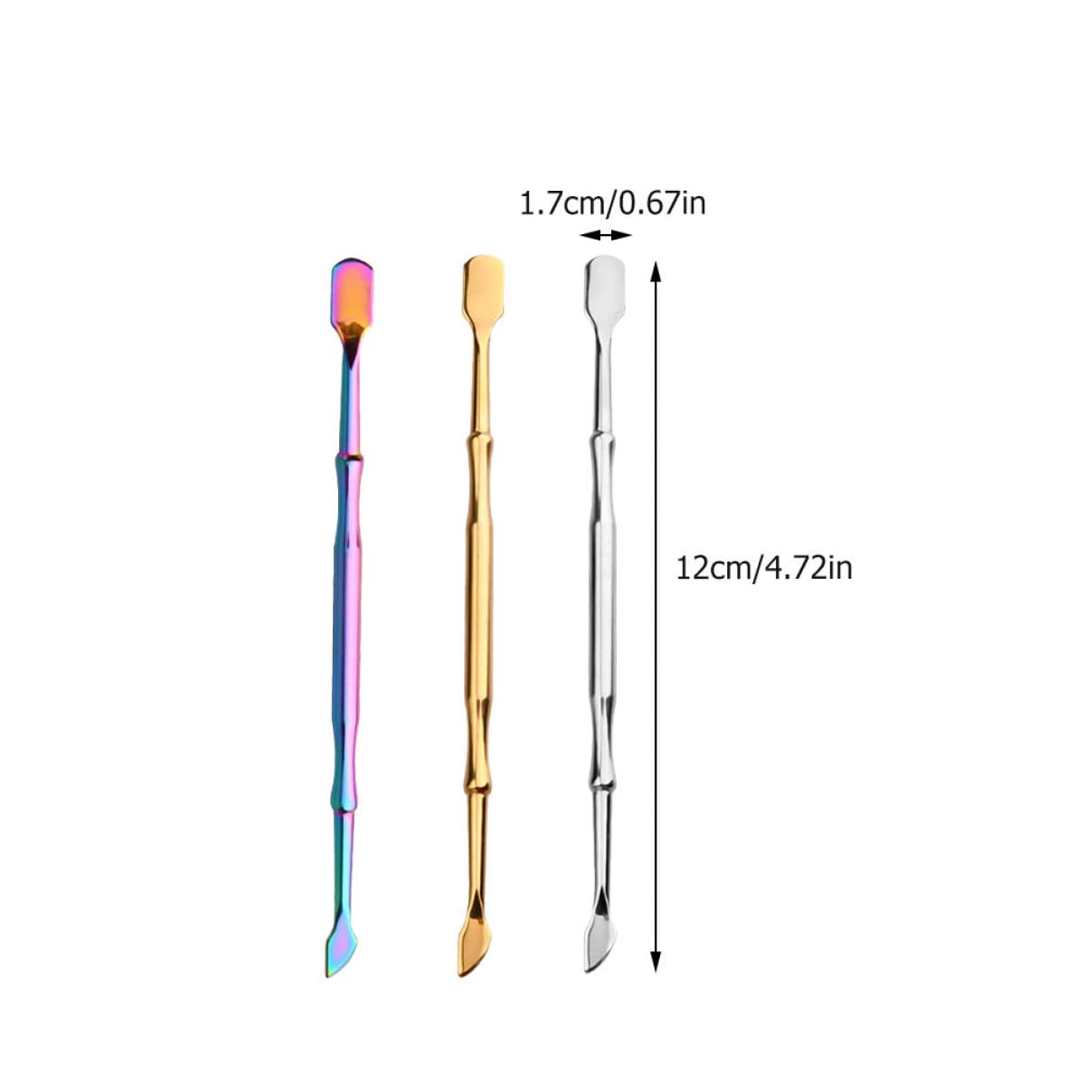 OHPHCALL 6-piece Manicure Tools Set Nail Pusher Cuticle Scissors Nail Cuticle Trimmer Rasp Pusher Scissors Tools Kit