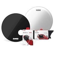 Value Bass Drum Pack One 22" EQ3 Clear Batter Head One 22" EQ3 Black Resonant Head One Drum Muffling EQPAD One Black Nylon Bass Drum Patch