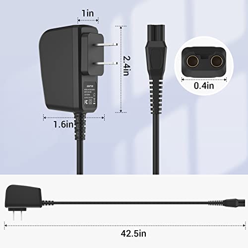 Hq8505 Norelco Charger Cord Fit For Philips Norelco Hq8505 7000 5000 3000 Series Mg5750 Mg7790 Electric Shaver Beard Trimmer Adapter Power Supply Charging Cord 15V Ac Adapter Power Supply Cord #TOP5