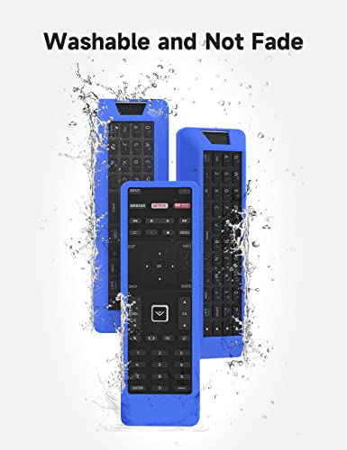 Sikai Remote Case For Vizio Xrt500 Smart Tv Remote [Eco-Friendly] Case For Vizio Smart Lcd Led Tv Remote Control [Shock Proof] Silicone Cover For Vizio Xrt500 Remote With Lanyard (Blue) #TOP5