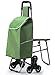 Roue avec Une Chaise, Grimper Un Caddie, Un Vieux Caddie d'épicerie, Un Petit Chariot, Un Chariot, Un Chariot Pliant, Un Chariot de Cuisine portatif de densité