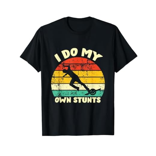 I Do My Own Stunts One Wheel Electric Skateboard Float T-Shirt