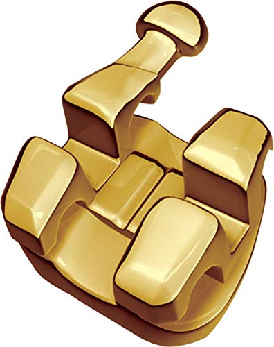 J&J Ortho Dorada Gold Plated Bracket MBT/Roth (Standard Roth 022 345H)