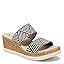 Black/Natural Raffia