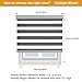 Persilux Cordless Zebra Blinds for Windows Free-Stop Roller Windows Shades (72