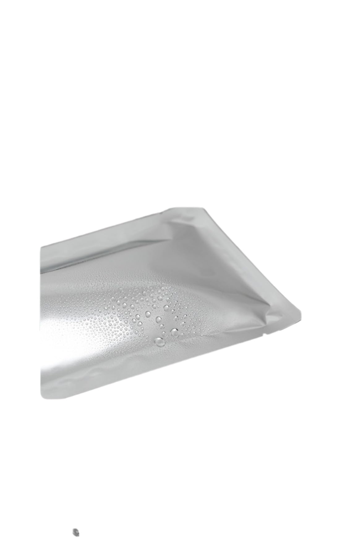 100 bolsas chapadas en aluminio con sellado de tres lados, 16C de doble cara con sellado al vacío, bolsas de almacenamiento con bloqueo de luz (8 x 18 cm)