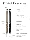 Hagibis Phone Lanyard mit 60W Schnellladekabel USB C Kabel Phone Strap für iPhone 16 Pro Max SLR Kamera (schwarz)
