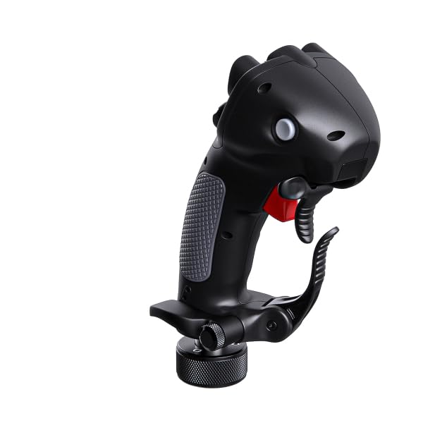 VIRPIL Controls CDT-AERO-R Grip Premium Joystick Griff für PC Flugsimulation HOTAS Flightstick Aufsatz Rechtshänder mit Twist-Achse kompatibel mit WarBRD-D und MongoosT-50CM3 Bases
