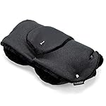 Osann Handmuff für Kinderwagen & Buggy inkl. Handytasche, Handwärmer, Muff aus Fell - Elegance