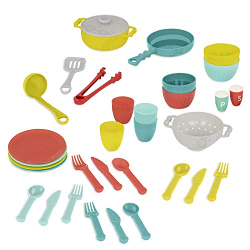 B. Toys- Mini Chef Kitchenette- Wooden Play Kitchen - Pretend Play and Imaginative Play for Kids 2 Years + (33 Pieces )