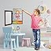 GULETHUN [2-Pack] Kids Art Frames, 8.5x11 Front Opening Kids Artwork Frames Changeable, Brown Artwork Display Storage Frame for Wall, Holds 50 Pcs, for 3D Picture, Crafts, Hanging Art, Portfolio