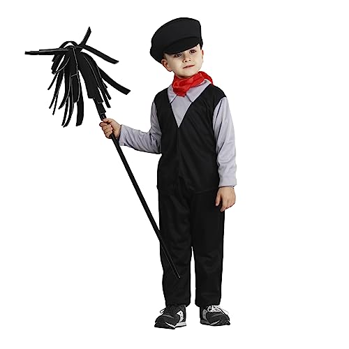 Pegasus COSTUME SPAZZACAMINO VESTITO CARNEVALE (11/12 ANNI)