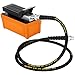 Mophorn Air Hydraulic Pump 10000 PSI Air Over Hydraulic Pump 1/2 Gal Reservoir Air Treadle Foot Actuated Hydraulic Pump 3/8