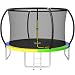 JUMMICO Trampolin Outdoor Ø 183/220/290/360 cm Komplettset mit Sicherheitsnetz, Randabdeckung & Montagezubehör, Rundes Gartentrampolin für Kinder