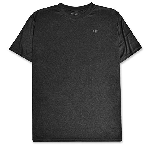 Champion Mens Big and Tall Active Performance T Shirt Moisture Wicking Technology Charcoal/Heather
