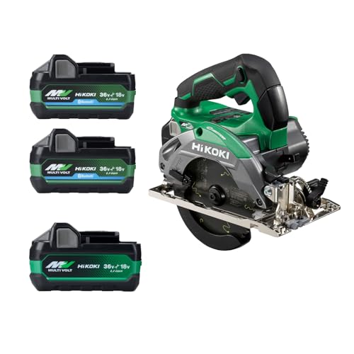 【電池+1個セット】【蓄電池合計3個】 HiKOKI(ハイコーキ) 36V 充電式 丸のこ 125mm C3605DA(SK)(2XPSZ)