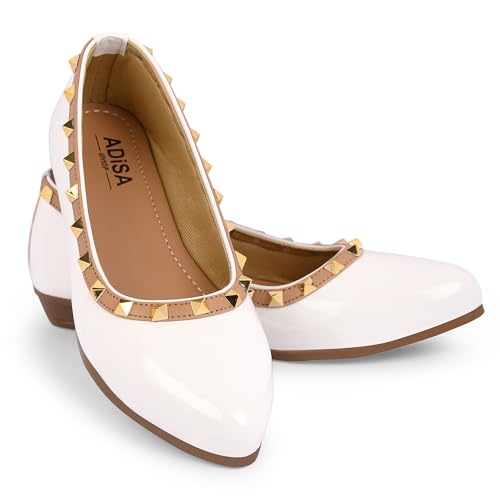 Image of Women Girls Slip On Ballet Flats