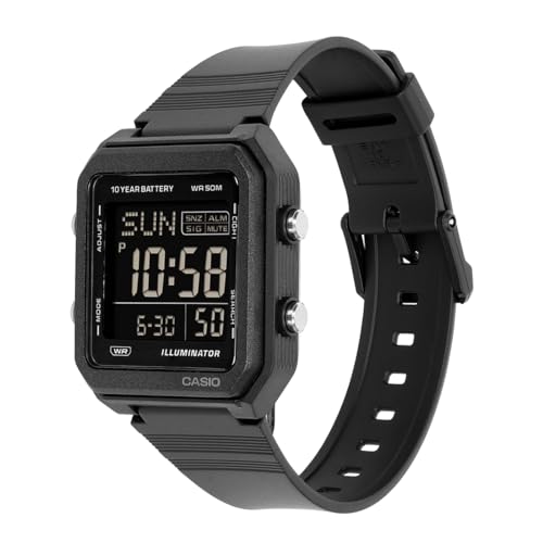 Image of Casio W-221H-1BVDF Digital Black Watch Unisex (I134)
