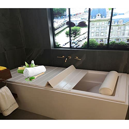 Cubierta plegable para bañera de PVC de 80x120 cm con grosor de 1,2 cm 2
