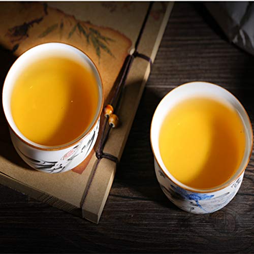 Té chino Pu'er 357g (0.787LB tea Té crudo de Puer Té verde Claro de la luna Blanco Árboles viejos Pu erh Cuidado de la salud Pu er té - Imagen 8