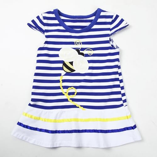 Image of LUKYCILD Baby Girls Summer Clothes Casual Clothing Suit Short Sleeve Striped T-Shirt +Pants
