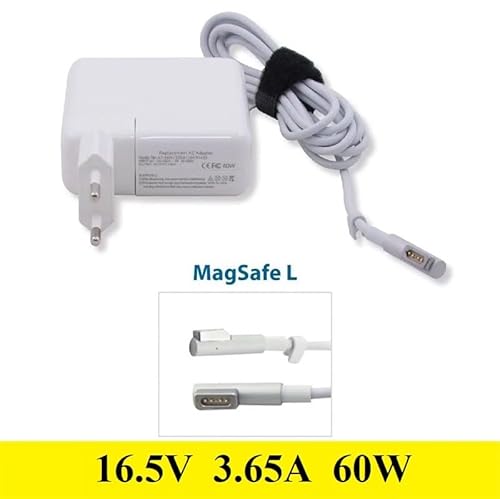 Fonte Compatível Carregador Para Notebook Macbook Pro, Adp-60ad | 16.5v 3.65a 60w Pino Magsafe L