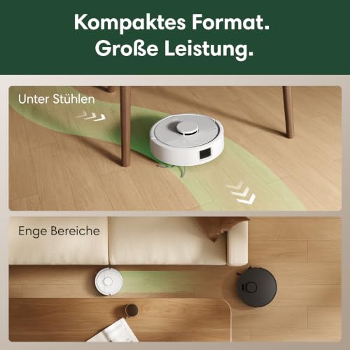 iRobot Roomba Mini Saugroboter mit Wischfunktion, AutoEmpty Basis, LiDAR – Ansicht 3