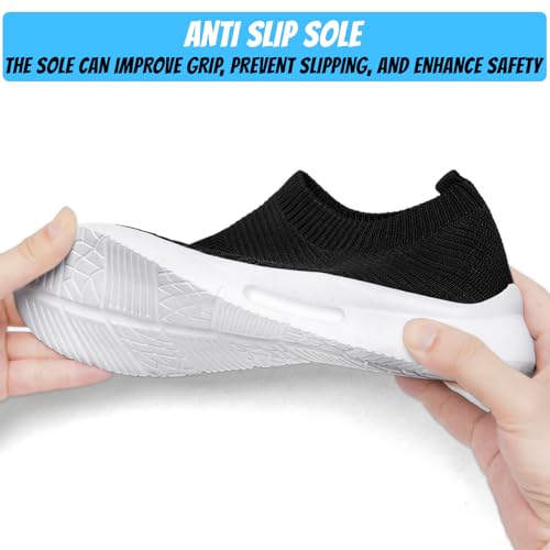 Image of Men's Running Shoes Lightweight Breathable Athletic Sneakers Non Slip Comfortable Walking Tennis Shoes for Gym Workout