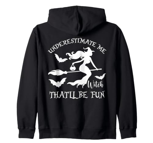 Underestimate Me That'll Be Fun Boss Mom Witch Halloween �W�b�v�p�[�J�[