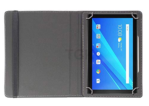 Image of TGK Rotating Cover for Lenovo Tab 4 10 TB-X304L / TB-X304F / TB-X304N 10.1 inch (Black) Universal 360 Degree Leather Rotary Swivel Stand Case
