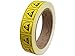Desco 06713 1" x 1" ESD Protective Symbol Label, Permanent, Roll of 1000