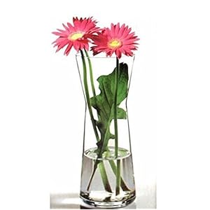 Pasabahce 43526 – glazen vaas Flora met taille, elegant, hoog, tijdloos, hoogte 26 cm