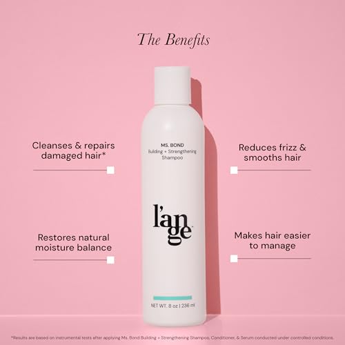 L'ANGE HAIR Ms. Bond Building + Strengthening Shampoo | Restores Hair Bonds | Intensive Treatment for Breakage Recovery | Smooth Finish | Moisturizing Formula | 8 fl oz Bottle - image 7