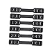 minkissy 6Pcs Black Ear Protective Mask Hook Mask Hanger for Comfortable Wear Ear Saver Accessory for Adults Pack