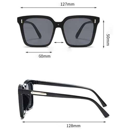 Shades Sunglasses, Aviator Sunglasses with Metal Hinge, Large Sunglasses for Sun Protection Driving and Travel(White,13 * 13 * 5 cm)2