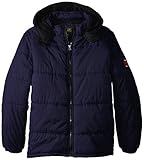 iXtreme Big Boys' Basic Ripstop Puffer, Navy, 14-16