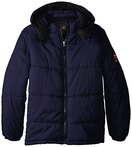 iXtreme Big Boys' Basic Ripstop Puffer, Navy, 14-16